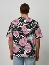 Мужская футболка оверсайз / Тропический Стиль