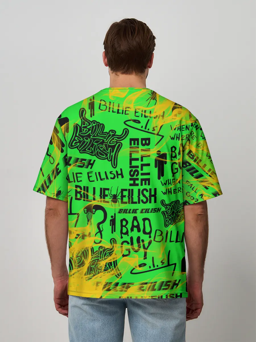 Мужская футболка оверсайз / BILLIE EILISH.