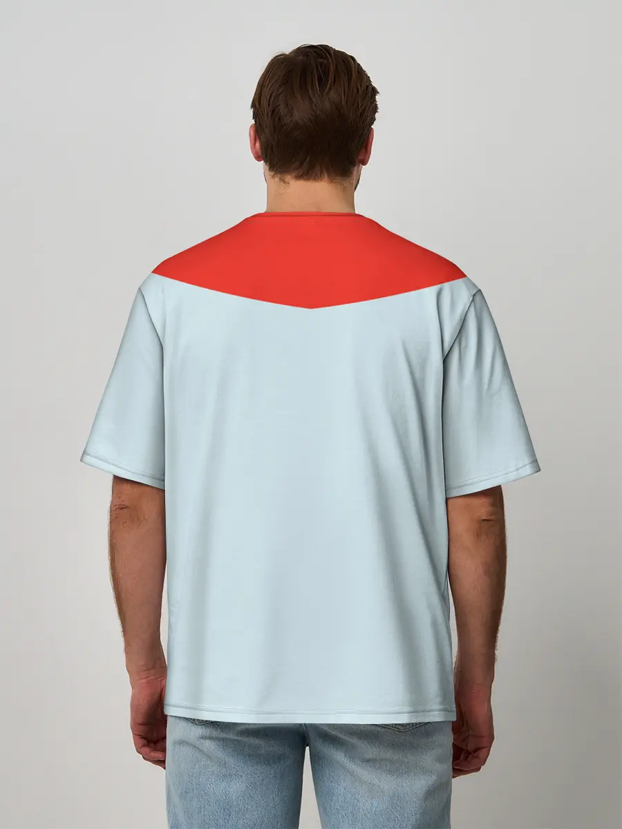 Мужская футболка оверсайз / Invincible - Omni-man