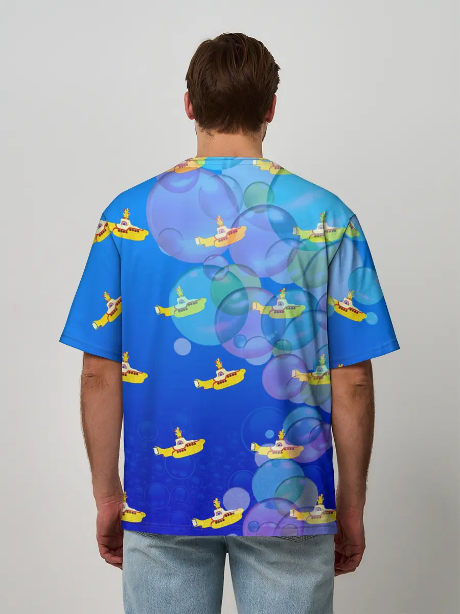 Мужская футболка оверсайз / The Beatles