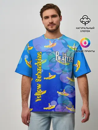 Мужская футболка оверсайз / The Beatles