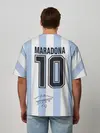 Мужская футболка оверсайз / Diego Maradona 10