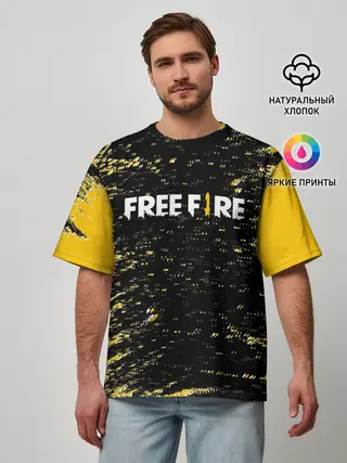 Мужская футболка оверсайз / Garena Free Fire - День Booyah.