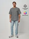 Мужская футболка оверсайз / Checkerboard Color