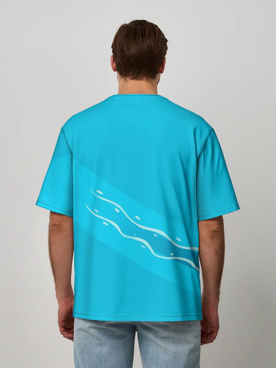 Мужская футболка оверсайз / Rowers