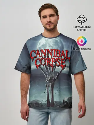 Мужская футболка оверсайз / CANNIBAL CORPSE