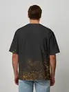 Мужская футболка оверсайз / Искры