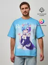 Мужская футболка оверсайз / Re:Zero. Рем