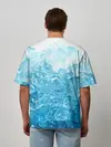 Мужская футболка оверсайз / Лёд