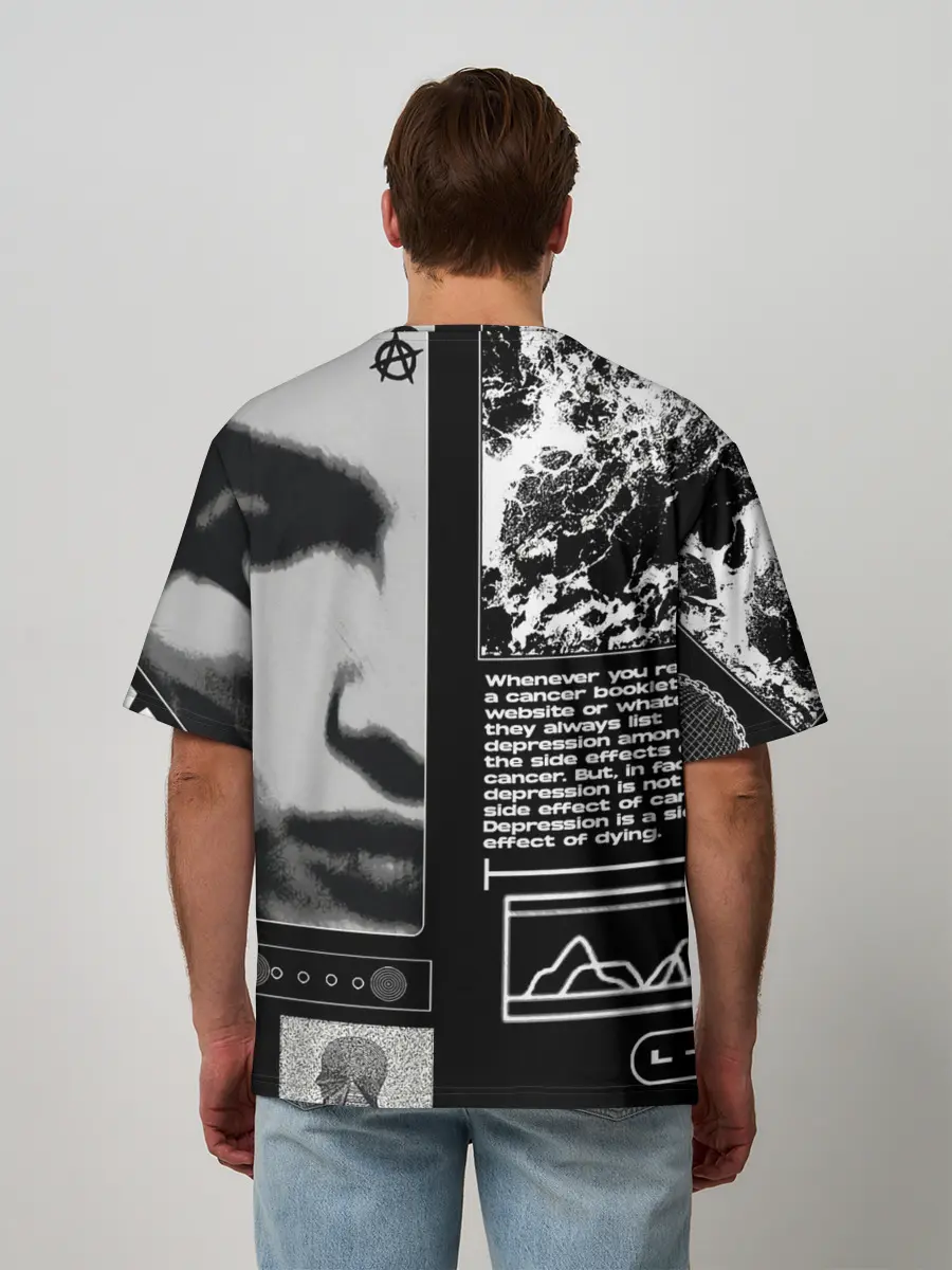 Мужская футболка оверсайз / Abnormal