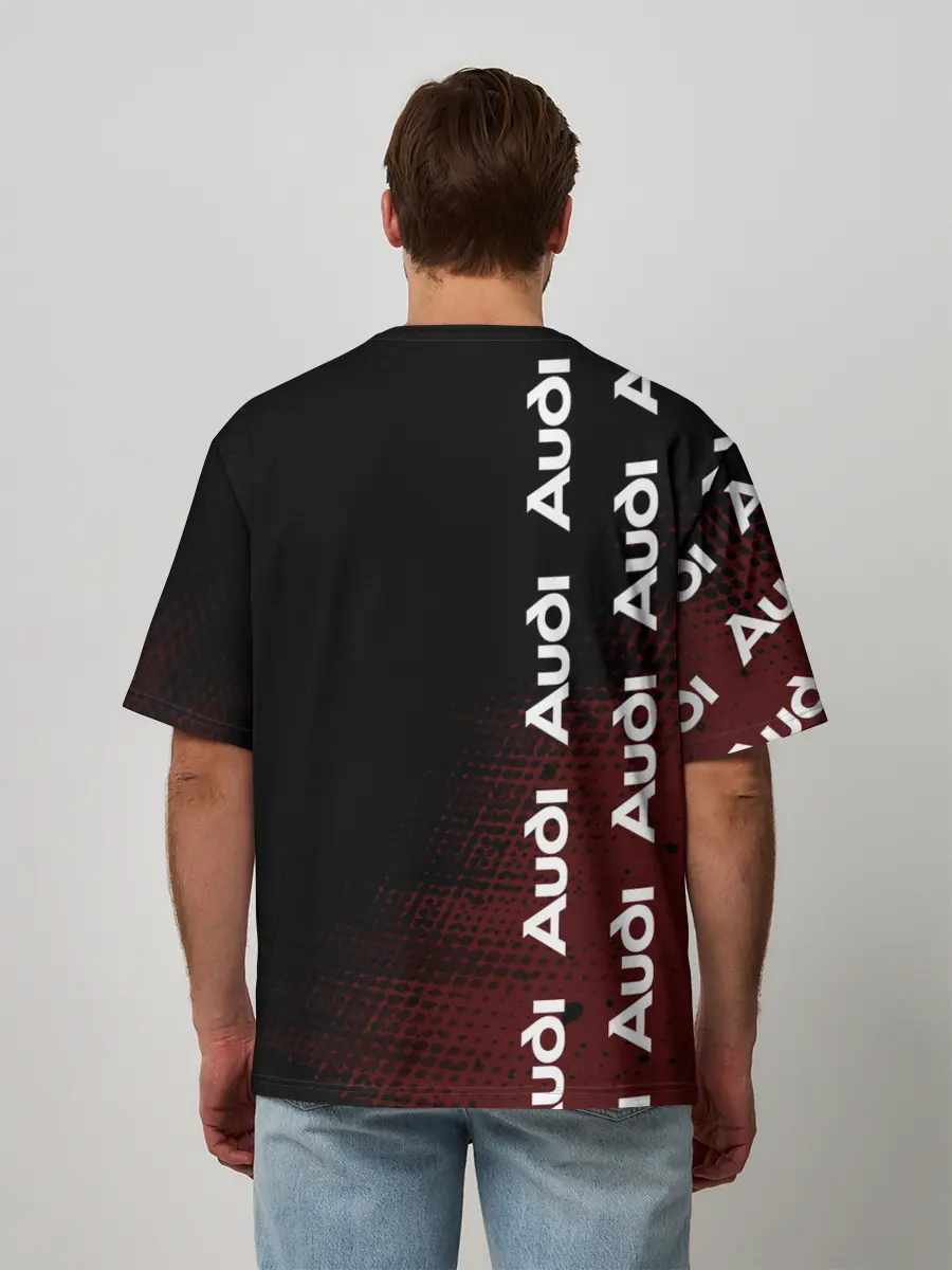 Мужская футболка оверсайз / Ауди - Pro Racing