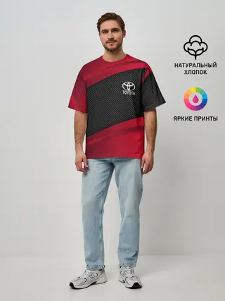 Мужская футболка оверсайз / TOYOTA SPORT