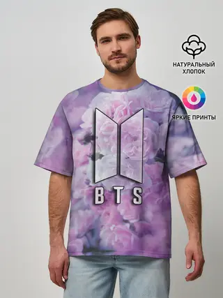 Мужская футболка оверсайз / BTS