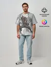Мужская футболка оверсайз / Ниндзя