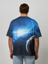 Мужская футболка оверсайз / Космос