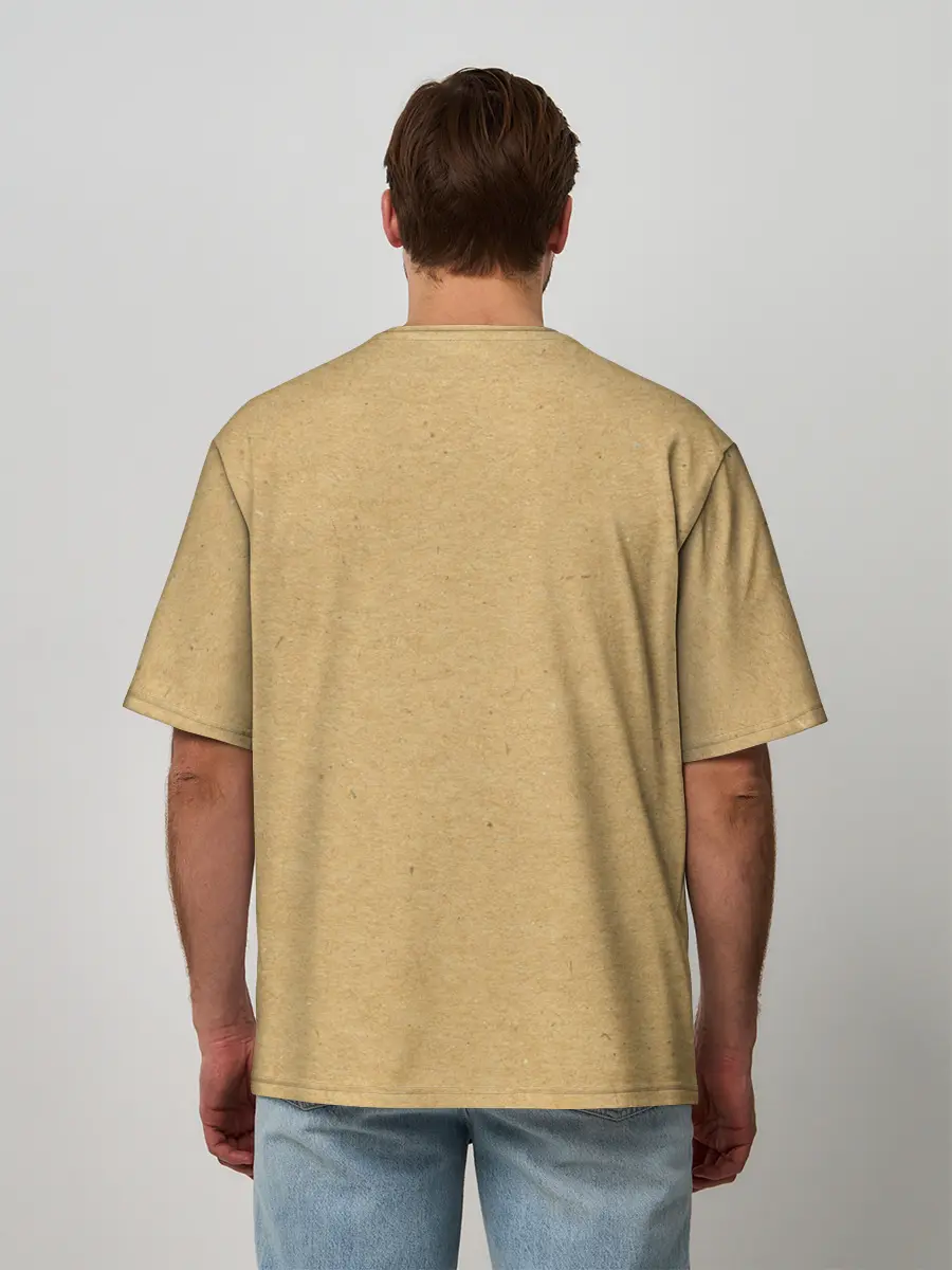 Мужская футболка оверсайз / Ученый