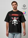 Мужская футболка оверсайз / The Binding of Isaac, Skull