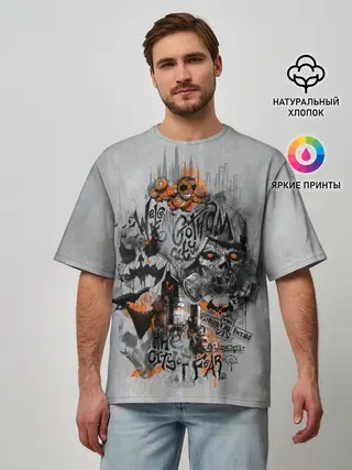 Мужская футболка оверсайз / City Of Fear