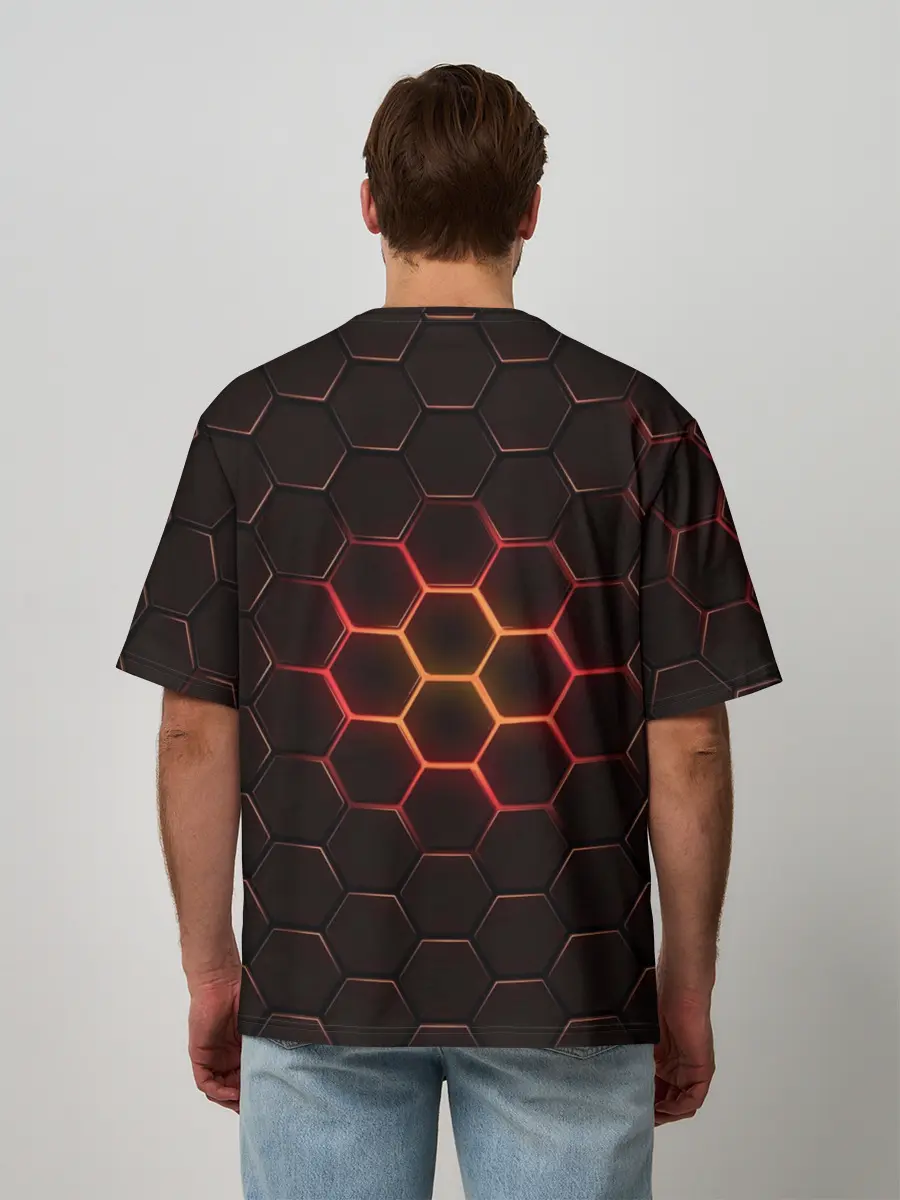 Мужская футболка оверсайз / Payday 2