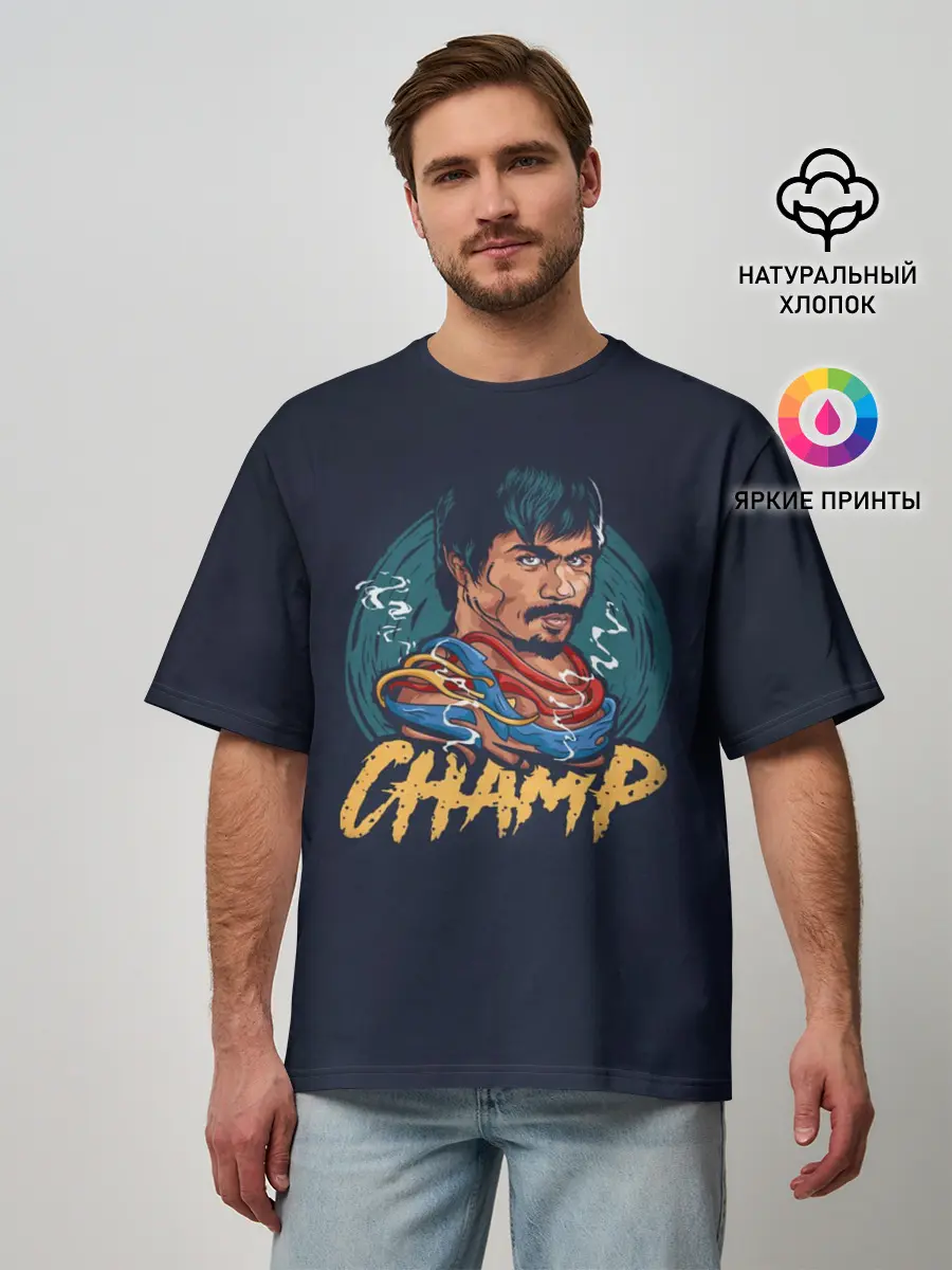 Мужская футболка оверсайз / Champ
