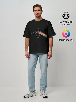 Мужская футболка оверсайз / No mens sky x Pink Floyd