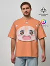 Мужская футболка оверсайз / Мордочка Умару