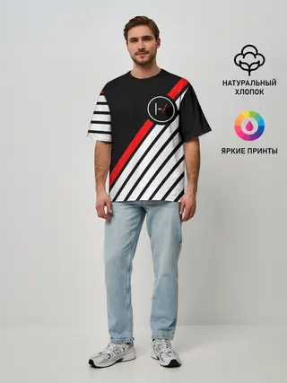 Мужская футболка оверсайз / TWENTY ONE PILOTS