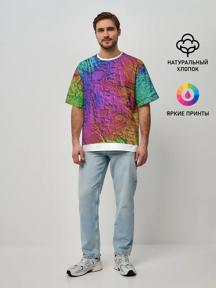 Мужская футболка оверсайз / NEON