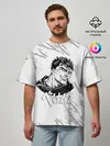 Мужская футболка оверсайз / БЕРСЕРК ИЛЛЮСТРАЦИЯ | BERSERK