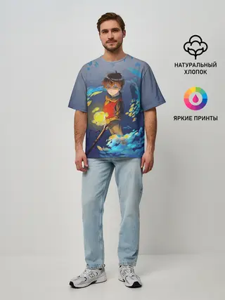 Мужская футболка оверсайз / Баам