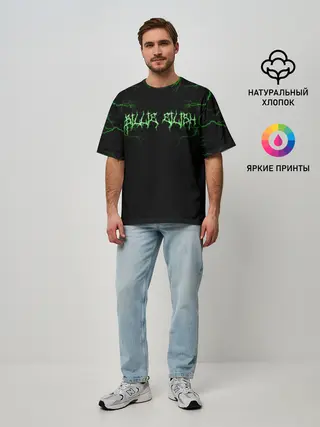 Мужская футболка оверсайз / Billie Eilish