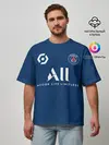 Мужская футболка оверсайз / Мбаппе ПСЖ форма 2021/2022