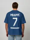 Мужская футболка оверсайз / Мбаппе ПСЖ форма 2021/2022