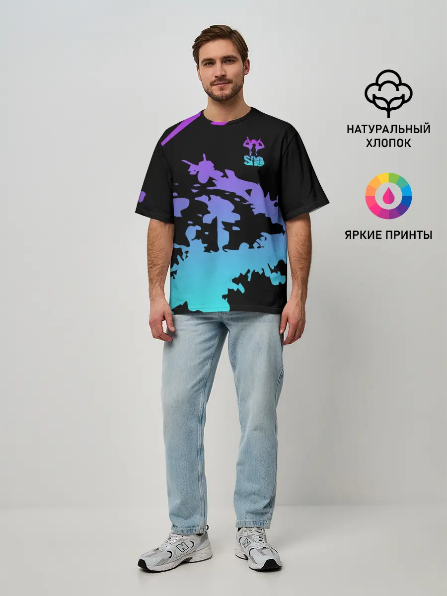 Мужская футболка оверсайз / Sword Art Online