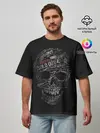Мужская футболка оверсайз / Skull Creeps
