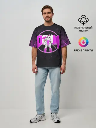 Мужская футболка оверсайз / DooM Eternal