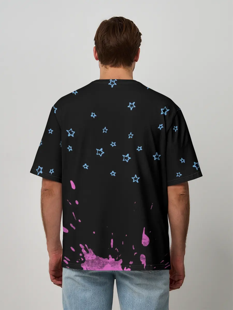 Мужская футболка оверсайз / LIL PEEP - Runaway