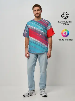 Мужская футболка оверсайз / Спорт