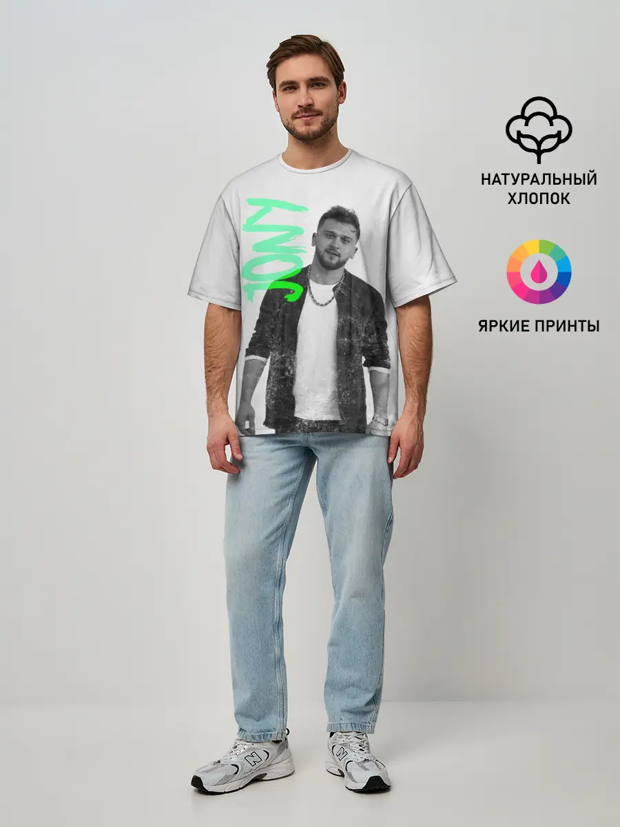 Мужская футболка оверсайз / Jony music