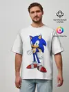 Мужская футболка оверсайз / Sonic