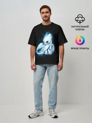 Мужская футболка оверсайз / Фурия