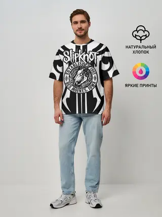 Мужская футболка оверсайз / Slipknot