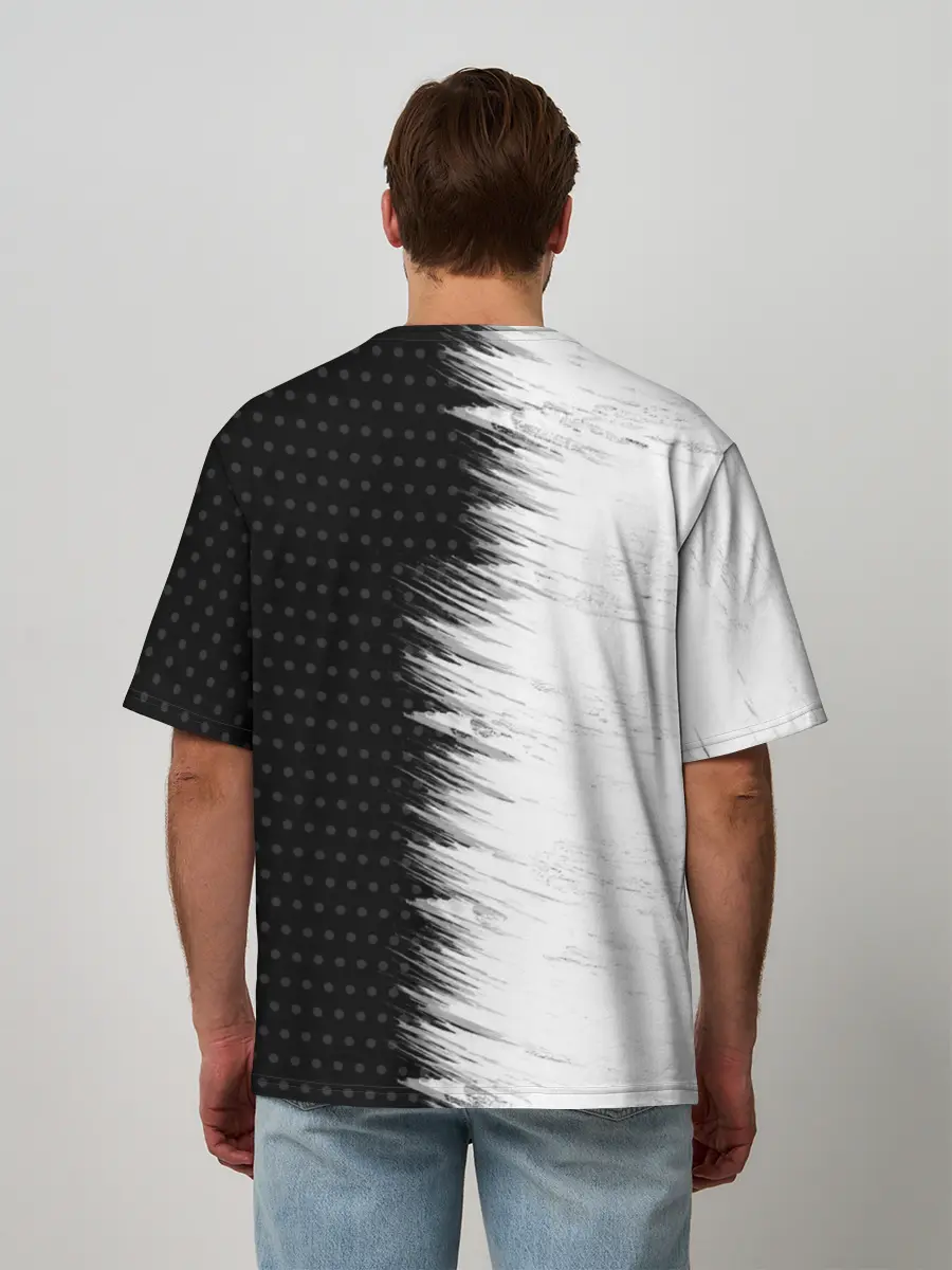 Мужская футболка оверсайз / TESLA