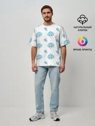 Мужская футболка оверсайз / Genshin Impact