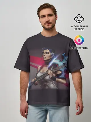 Мужская футболка оверсайз / Arch Enemy 75