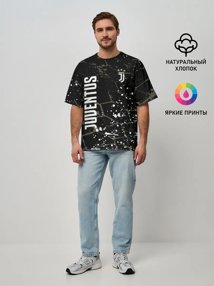 Мужская футболка оверсайз / JUVENTUS.