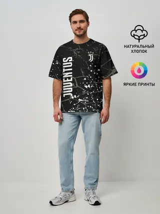 Мужская футболка оверсайз / JUVENTUS.