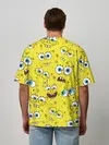 Мужская футболка оверсайз / Губка Боб / SpongeBob pattern