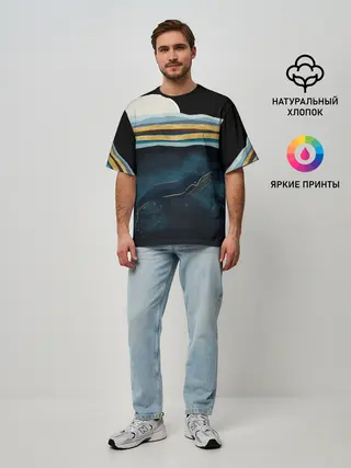 Мужская футболка оверсайз / Кит