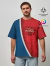 Мужская футболка оверсайз / Football Russia